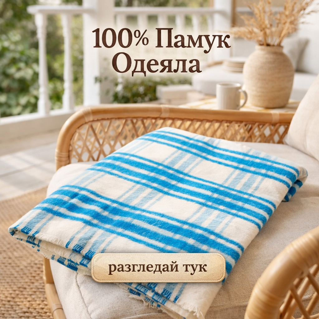 100% Памук Одеяла